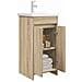 Mobile da bagno con lavabo Rovere Sonoma 42 x 40 x 84,5 cm - Foto miniatura 2