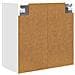 Mobiletto a muro Bianco 59 x 31 x 60 cm Legno ingegnerizzato - Foto miniatura 5