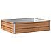 Letto rialzato da giardino Marrone legno 100 x 80 x 24 cm - Foto miniatura 1