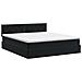 Letto ottomano con materasso Nero 160 x 200 cm Velluto - Foto miniatura 8