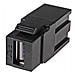 IWP-ADAP-USB3 - Adattatore Keystone USB 3.0 Nero - Foto miniatura 1