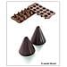 Stampo cioccolato coni easy choc 35x30mm h. 16mm 112.5ml silicone - Foto miniatura 1