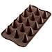 Stampo cioccolato coni easy choc 35x30mm h. 16mm 112.5ml silicone - Foto miniatura 4