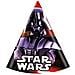 6 Cappellini Per Festa Compleanno Di Dart Fener Star Wars Taglia Unica - Foto miniatura 1