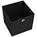Contenitori 4 pz in Tessuto non Tessuto 32x32x32 cm Nero - Foto miniatura 6