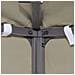 Copertura Superiore Per Gazebo 310 G / m² 3x3 M Marrone - Foto miniatura 5