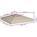 Copertura Superiore Per Gazebo 310 G / m² 3x3 M Marrone - Foto miniatura 6