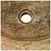 Lavandino 45x35x15 Cm In Pietra Fossile Crema - Foto miniatura 4