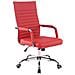 Sedia Elegante da Ufficio Amadora in Similpelle I Poltrona Studio Ergonomica con Rotelle I Sedia Pc con Braccioli Regolabile E Girevole Rosso - Foto miniatura 1