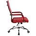 Sedia Elegante da Ufficio Amadora in Similpelle I Poltrona Studio Ergonomica con Rotelle I Sedia Pc con Braccioli Regolabile E Girevole Rosso - Foto miniatura 3