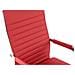 Sedia Elegante da Ufficio Amadora in Similpelle I Poltrona Studio Ergonomica con Rotelle I Sedia Pc con Braccioli Regolabile E Girevole Rosso - Foto miniatura 5