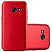 Custodia Compatibile Con Samsung Galaxy A3 2017 In Rosso Metallico - Coperchio Protettivo In Silicone Tpu Flessibile - Foto miniatura 1