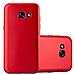 Custodia Compatibile Con Samsung Galaxy A3 2017 In Rosso Metallico - Coperchio Protettivo In Silicone Tpu Flessibile - Foto miniatura 4