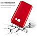 Custodia Compatibile Con Samsung Galaxy A3 2017 In Rosso Metallico - Coperchio Protettivo In Silicone Tpu Flessibile - Foto miniatura 6