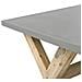 Tavolo Da Giardino Grigio In Finto Cemento 200 X 100 Cm Olbia - Foto miniatura 16