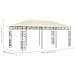 Gazebo Con Zanzariera 6x3x2,73 M Crema - Foto miniatura 6