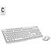 Tastiera e Mouse Wireless 920-009824  (Layout Inglese) Colore Bianco - Foto miniatura 1