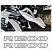 2pcs Adesivi R1200 Compatibile Con Moto Motorrad Lc R 1200 Gs R1200gs (grey)  - Foto miniatura 1