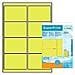 Labels luminouse yellow 99,1x67,7 SuperPrint 200 pcs. , Giallo, Labels / pack - 200 pcs. Sheets / pack - 25 pcs. , 99, 1 x 67, 7mm, A4 sheets, border on all sides - Foto miniatura 2