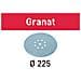 Stf D225/8 Disco Abrasivo P100 / 225 Mm Granat - 25 Pz. (499637) Per Levigatrici Planex - Foto miniatura 1