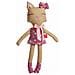 Bambola Gattino Bambine 36 Cm Cotone Naturale / rosa - Foto miniatura 1