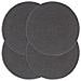 Tovagliette 4 Pz Grigio Scuro Neutro 38 Cm Rotonde In Cotone - Foto miniatura 1