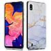 Custodia Compatibile Con Samsung Galaxy A10 / M10 In Marmo Bianco Viola Oro Gm 09 - Coperchio Protettivo In Silicone Tpu Con Motivo A Mosaico - Foto miniatura 6