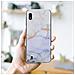 Custodia Compatibile Con Samsung Galaxy A10 / M10 In Marmo Bianco Viola Oro Gm 09 - Coperchio Protettivo In Silicone Tpu Con Motivo A Mosaico - Foto miniatura 7