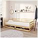 Divano Letto con Cassetti 90x200 cm Legno Massello di Pino - Foto miniatura 1
