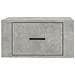 Comodini A Muro 2 Pz Grigio Cemento 50x36x25 Cm - Foto miniatura 7