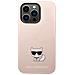 Silicone Cover Choupette Body Logo Pink, Fr Apple Iphone 14 Pro Max, Klhcp14xslctpi (klhcp14xslctpi) - Foto miniatura 1