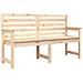 Panca da Giardino 159,5x48x91,5 cm in Legno Massello di Pino - Foto miniatura 2