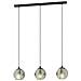 Lampadario Moderno Ariscani 3 Luci Acciaio Nero - Foto miniatura 1