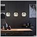 Lampadario Moderno Ariscani 3 Luci Acciaio Nero - Foto miniatura 2