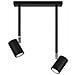 Lampada Da Soffitto Norano 2 Nero Sl. 1075 - Moderno Lampade Da Soffitto Nero 43x30x10 Cm - Foto miniatura 4
