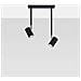 Lampada Da Soffitto Norano 2 Nero Sl. 1075 - Moderno Lampade Da Soffitto Nero 43x30x10 Cm - Foto miniatura 5