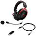HyperX Cloud II Wireless – Cuffie da gaming (nero-rosso) - Foto miniatura 6