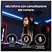 HyperX Cloud II Wireless – Cuffie da gaming (nero-rosso) - Foto miniatura 9