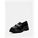 Fltalmele14 Almosty Mocassino College Scarpe Fashion Pelle Nero Nero 39 - Foto miniatura 1