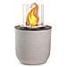 Camino A Bioetanolo Braciere Da Giardino Da Terra Per Interno Esterno Raffaello Corda Beige D. 35 X H55 - Foto miniatura 1