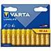 BATTERIA STILO AA 1,5V LR06 LONG LIFE 10PZ VARTA MEGAPACK - Foto miniatura 1