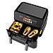 Friggitrice ad Aria Duoheat 10000 Capacita 10L Potenza 2800 W Colore Nero - Foto miniatura 2