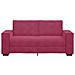 Divano a 2 Posti Rosso Vino 140 cm in Velluto - Foto miniatura 5