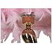Lampada Da Tavolo Piume 4 - Rosa - Metallo - 25x25x47 Cm - Foto miniatura 2