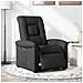 Poltrona Elettrica Reclinabile Nera in Tessuto - Foto miniatura 2