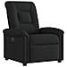 Poltrona Elettrica Reclinabile Nera in Tessuto - Foto miniatura 4