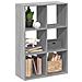 Libreria Divisorio Grigio Sonoma 69,5x29x103,5cm in Truciolato - Foto miniatura 2