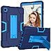 Custodia Per Samsung Galaxy Tab A 8.0” Blindata Con Supporto Blu - Foto miniatura 1