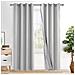 Tende Oscuranti A Doppio Strato Con Occhielli 2 Pezzi 260x140 Cm Grigio - Foto miniatura 1