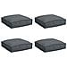 Cuscino per seduta pallet 4 pcs Antracite 40 x 40 x 8 cm - Foto miniatura 1